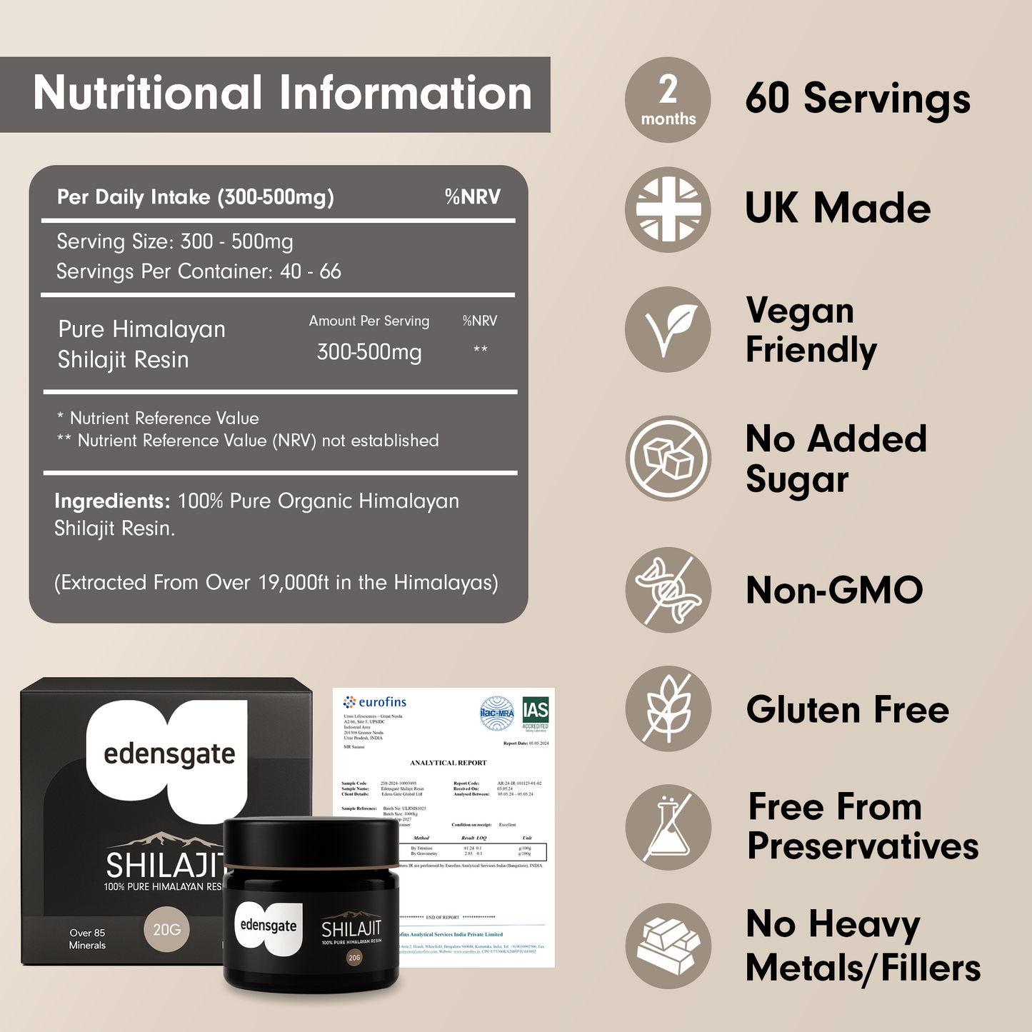 Pure Shilajit Resin - 20g